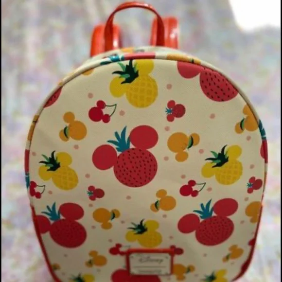 Loungefly X Disney Mickey Fruits Mini Backpack s-l400.jpg main image 3